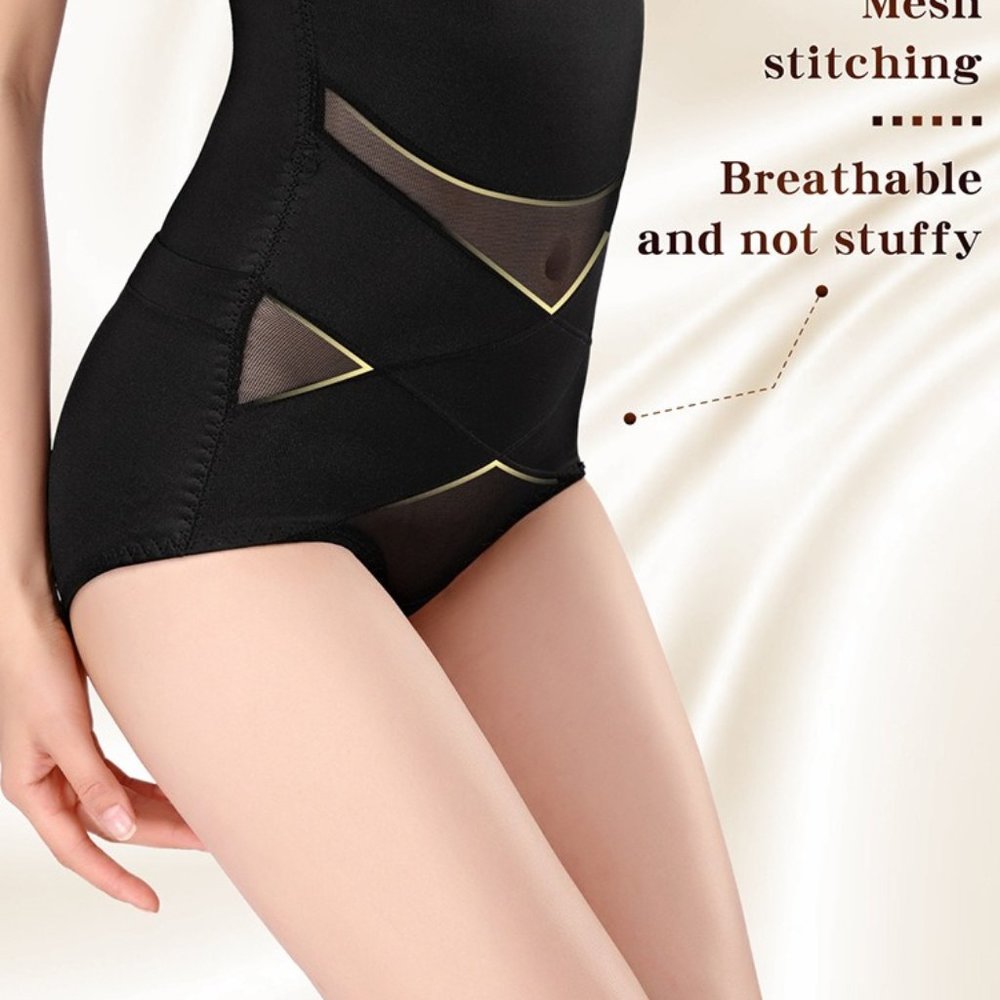 Women Butt Lifter Shapewear Hi-Waist Double Tummy Control Panty Waist Trainer